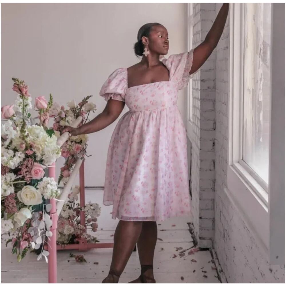 JessaKae Pink Floral Mini Dress